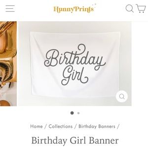 Birthday Girl Banner